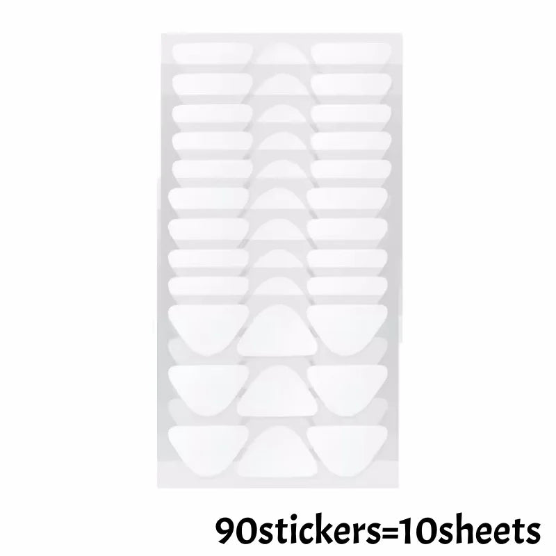 180/90pcs Forehead Smile Line Patches Invisible PE Nasolabial Anti-wrinkle Stickers for a Youthful Lift Gentle Skincare Tools