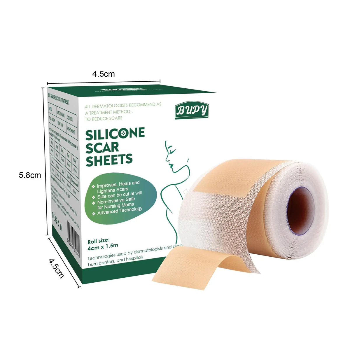 HORSE Silicone Gel Skin Patch Silicone Wound Repair Scar Patches Silicone Scar Patch Skincare Tools 2025