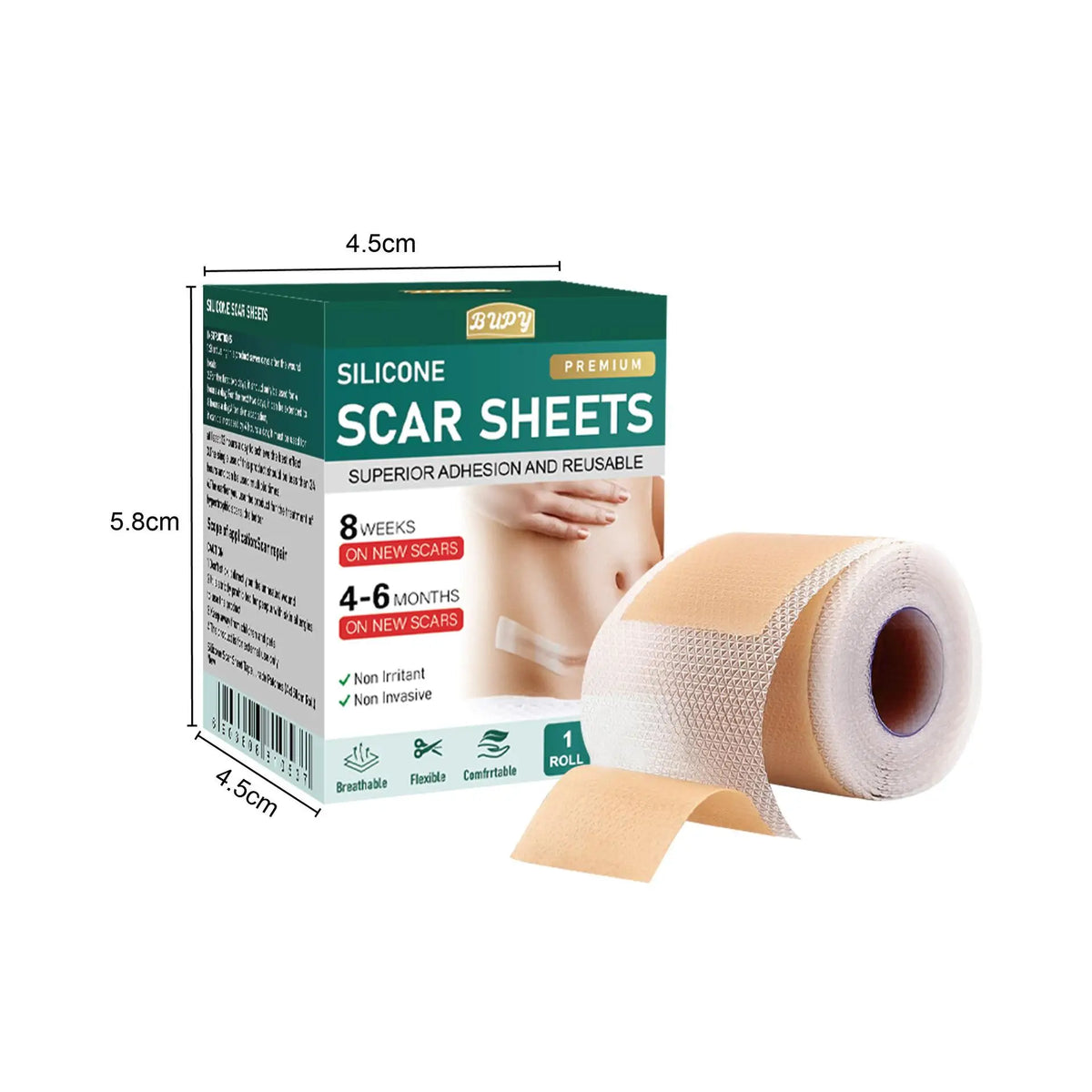 HORSE Silicone Gel Skin Patch Silicone Wound Repair Scar Patches Silicone Scar Patch Skincare Tools 2025